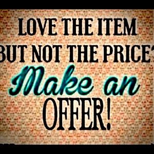 Make an offer and don’t forget to bundle!!!